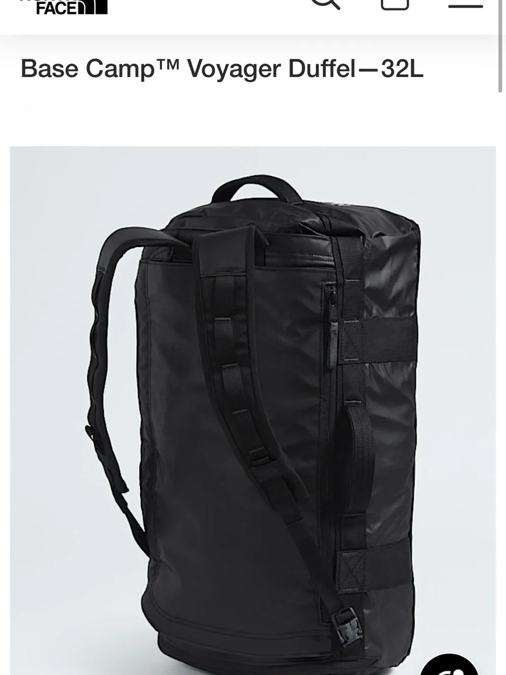 The North Face Base Camp Voyager Duffel 32L - Black